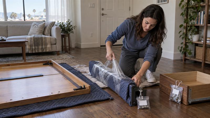 How to Disassemble and Wrap Furniture Before a Move