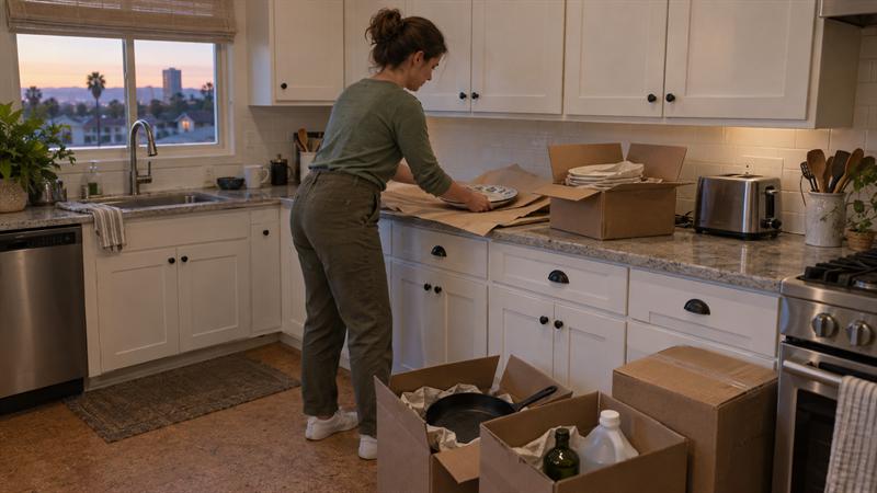 How to Pack a Kitchen for Moving: Dishes, Small Appliances, and Essentials